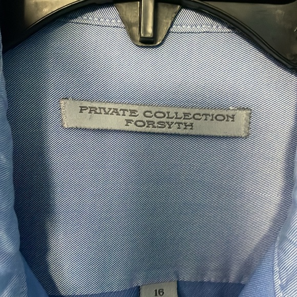 Light blue shirt, size 16 (34/36) Forsyth - Picture 2 of 3